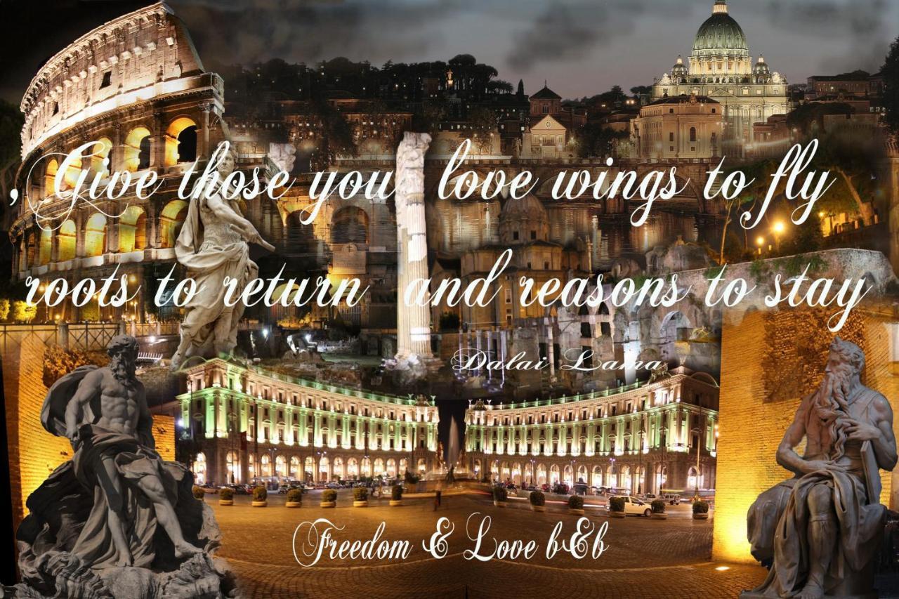 Freedom Love B&B Roma Dış mekan fotoğraf